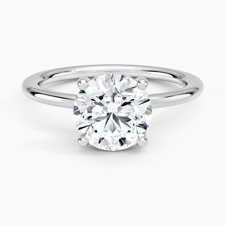 Gwen Perfect Fit Hidden Halo Diamond Engagement Ring