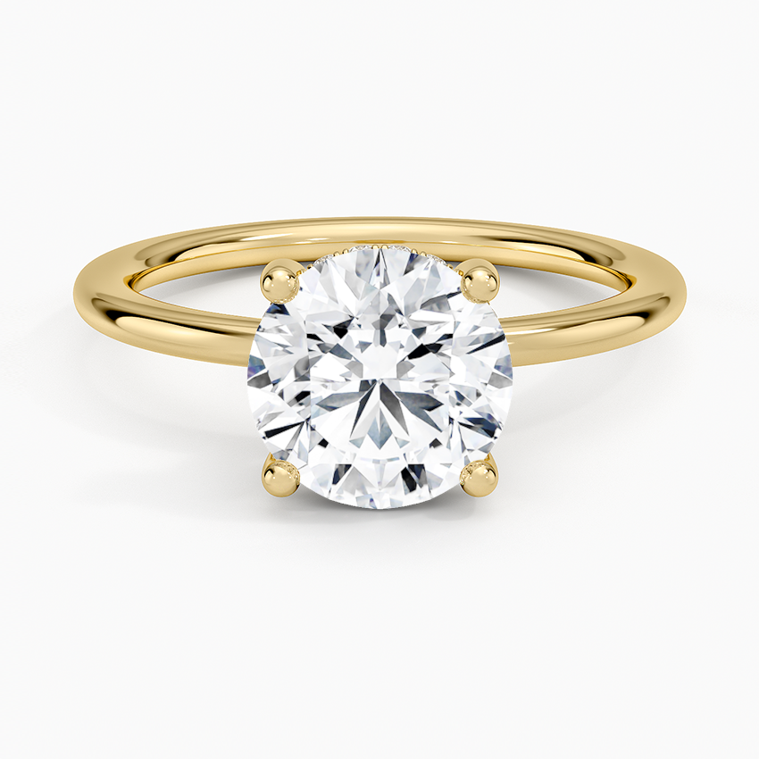 Gwen Perfect Fit Hidden Halo Diamond Engagement Ring