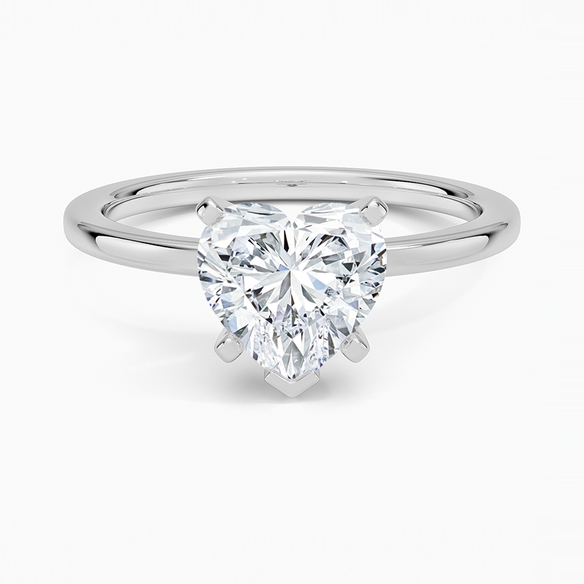 Six-Prong Petite Comfort Fit 1.5mm Solitaire Engagement Ring