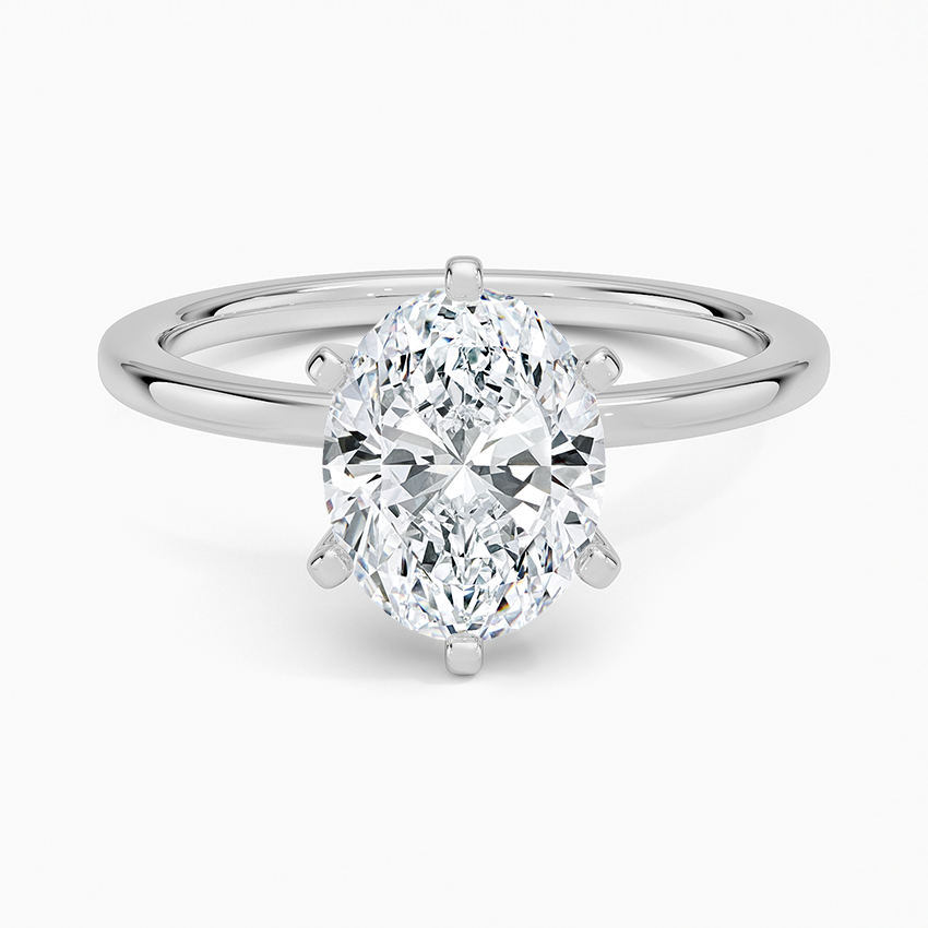 Six-Prong Petite Comfort Fit 1.5mm Solitaire Engagement Ring