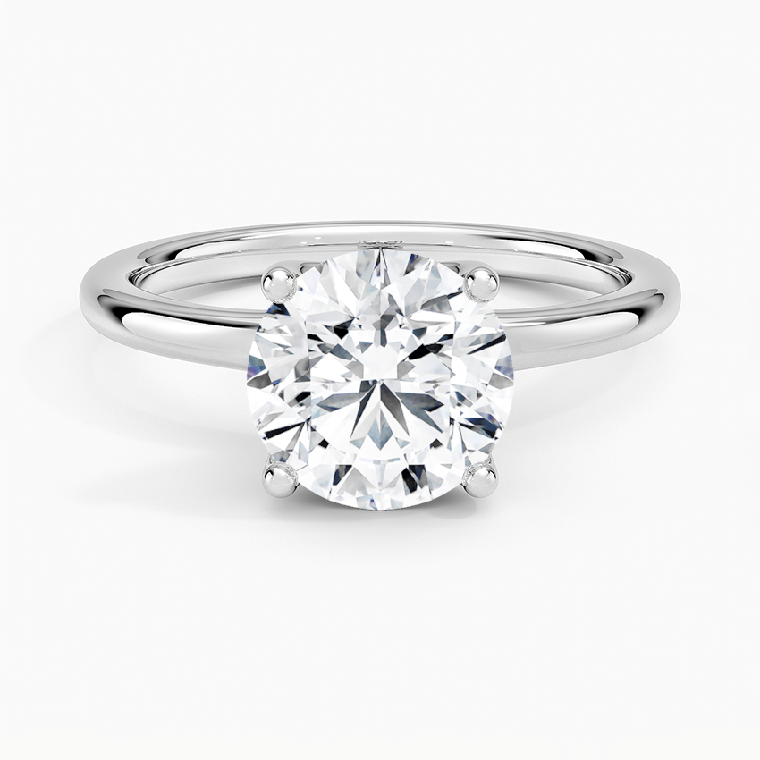 Fleur Solitaire Engagement Ring