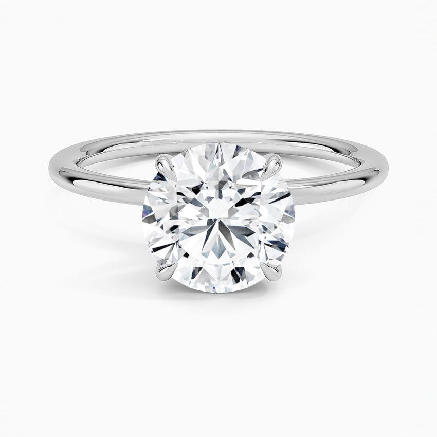 Entwined Solitaire Engagement Ring