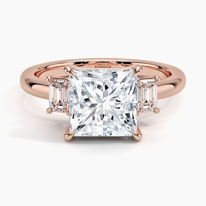 Petite Rhiannon Three Stone Diamond Engagement Ring