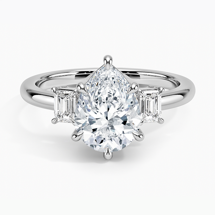 Petite Rhiannon Three Stone Diamond Engagement Ring