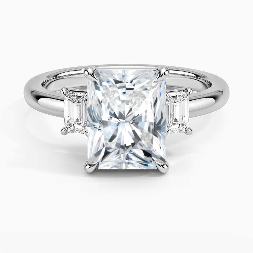 Petite Rhiannon Three Stone Diamond Engagement Ring