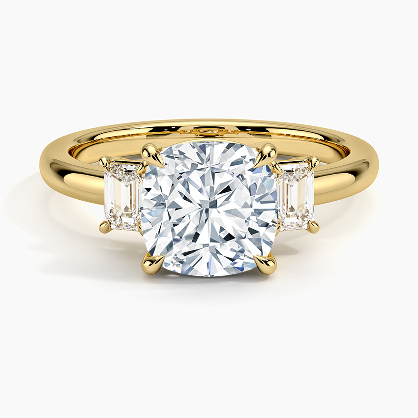 Petite Rhiannon Three Stone Diamond Engagement Ring