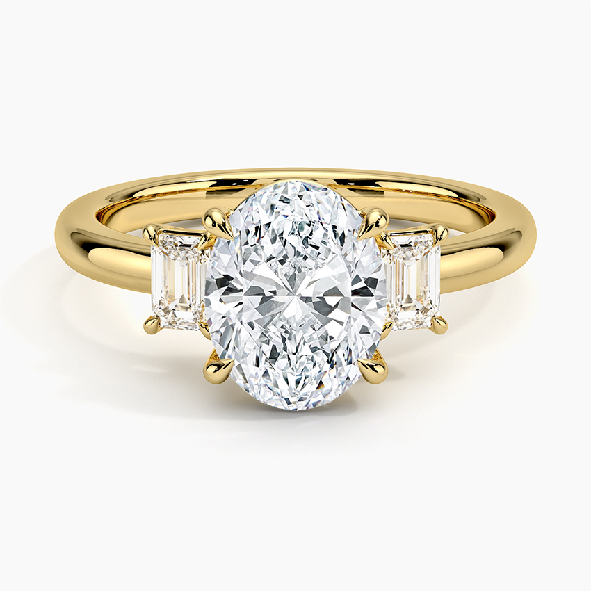 Petite Rhiannon Three Stone Diamond Engagement Ring