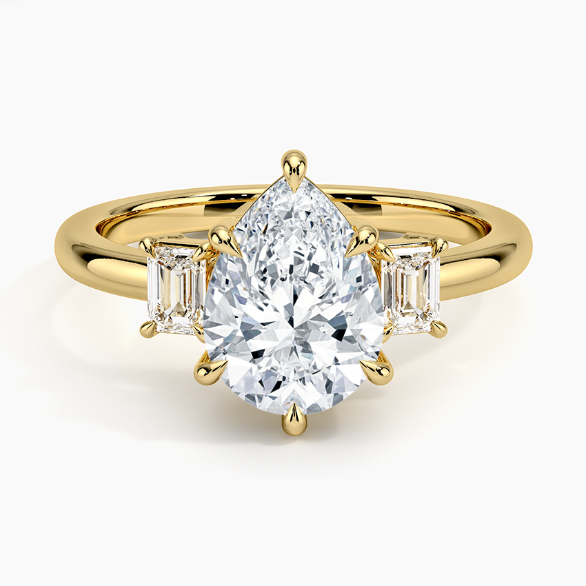 Petite Rhiannon Three Stone Diamond Engagement Ring