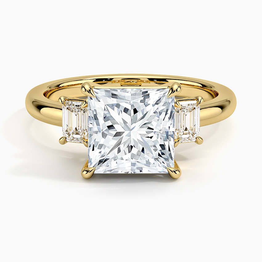 Petite Rhiannon Three Stone Diamond Engagement Ring