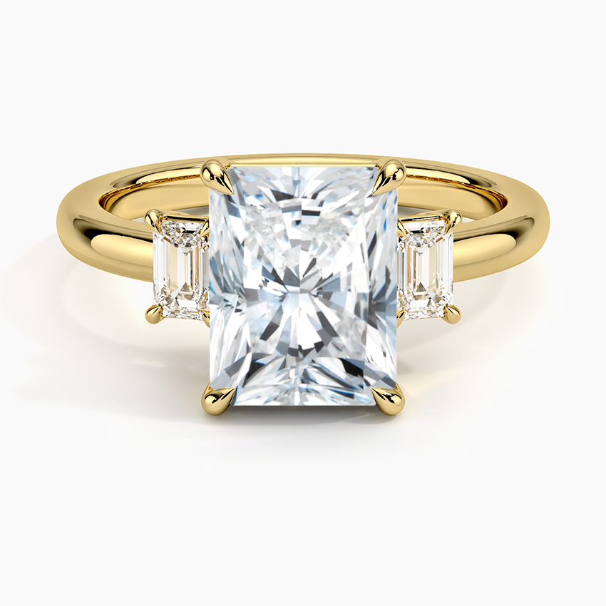 Petite Rhiannon Three Stone Diamond Engagement Ring