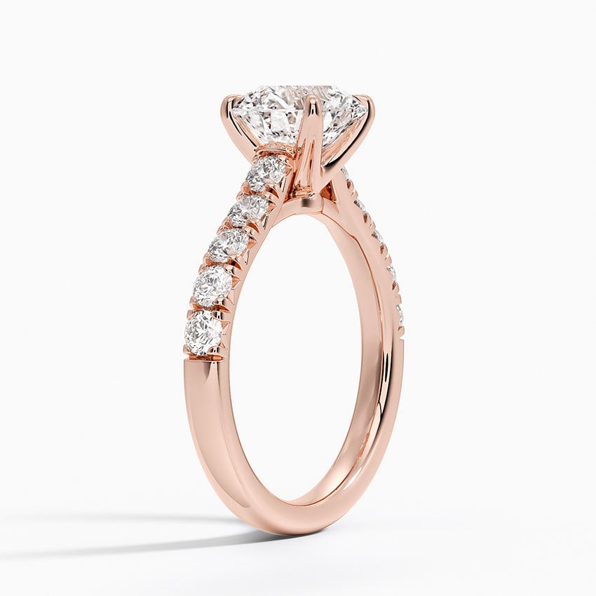 Anthology Half-Coverage Diamond Engagement Ring