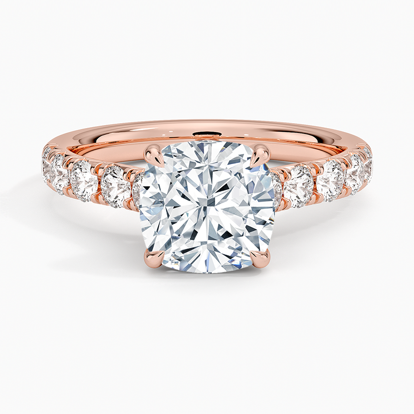 Anthology Half-Coverage Diamond Engagement Ring