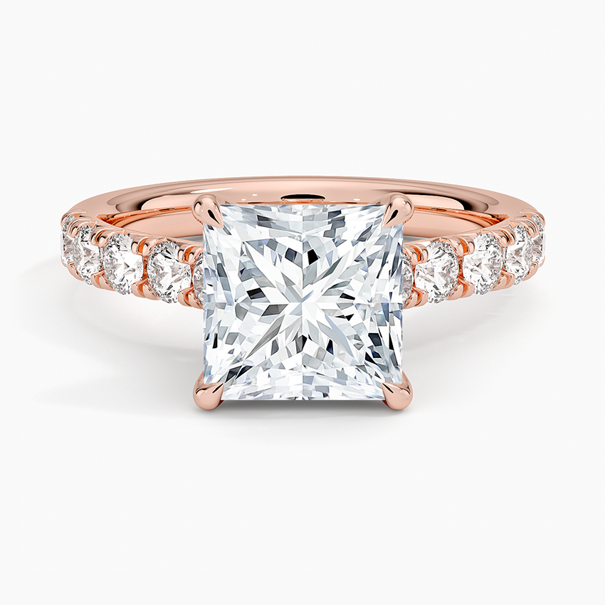 Anthology Half-Coverage Diamond Engagement Ring