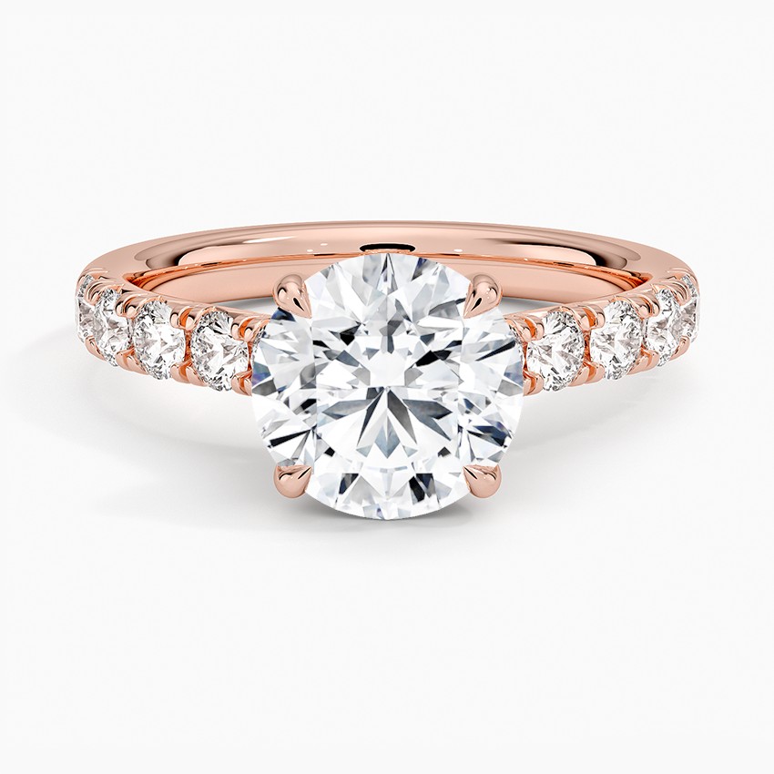 Anthology Half-Coverage Diamond Engagement Ring