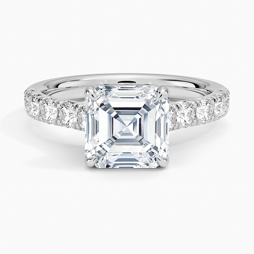 Anthology Half-Coverage Diamond Engagement Ring