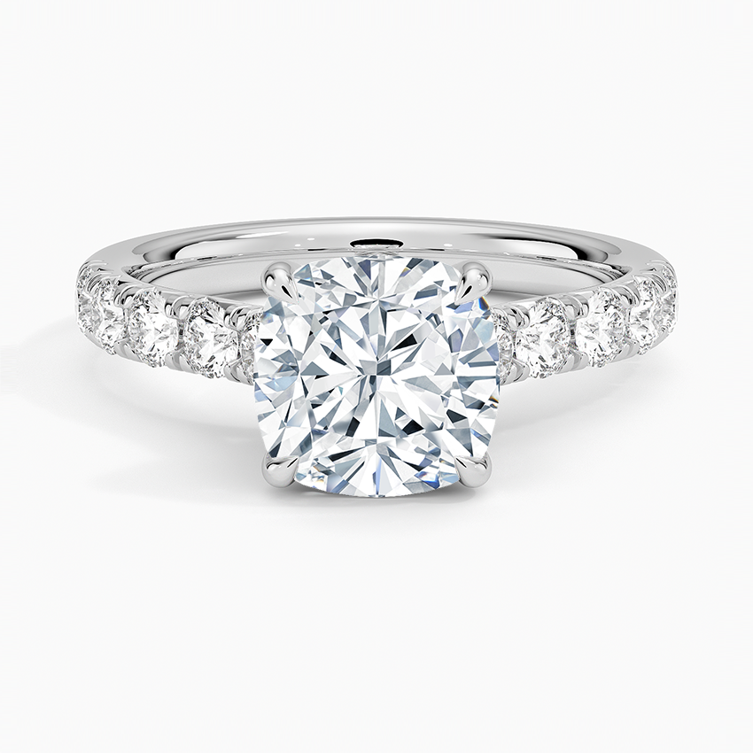 Anthology Half-Coverage Diamond Engagement Ring