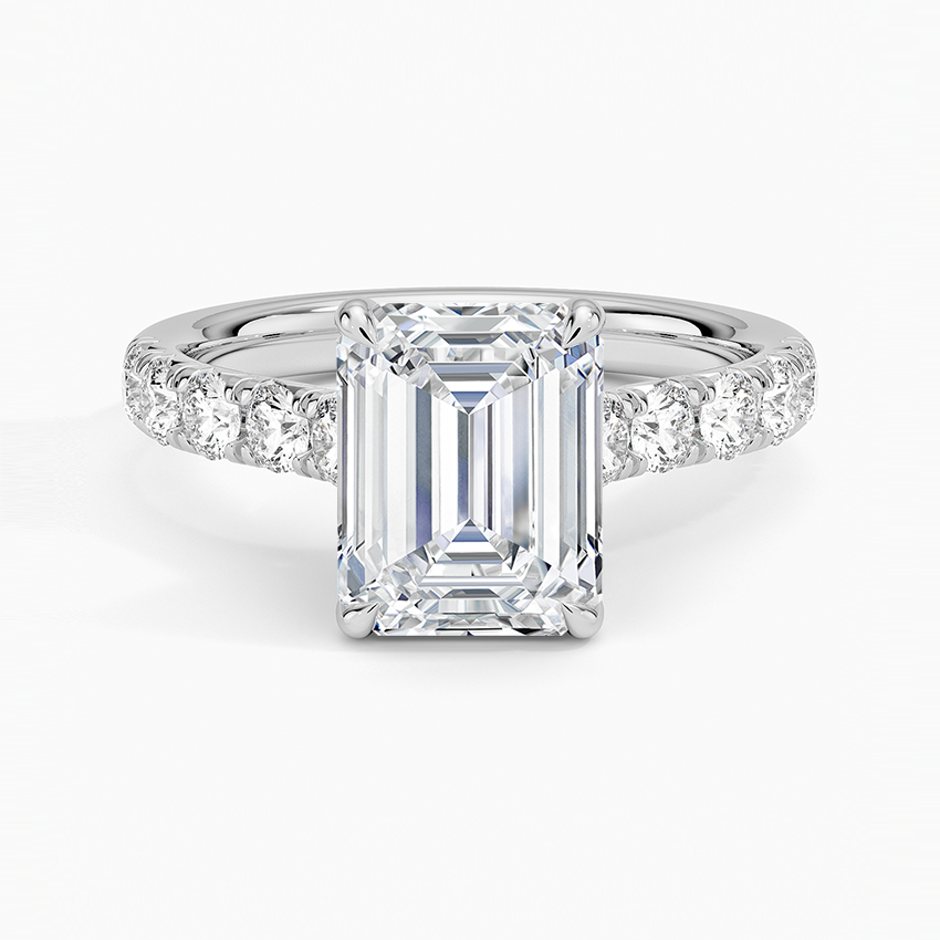 Anthology Half-Coverage Diamond Engagement Ring