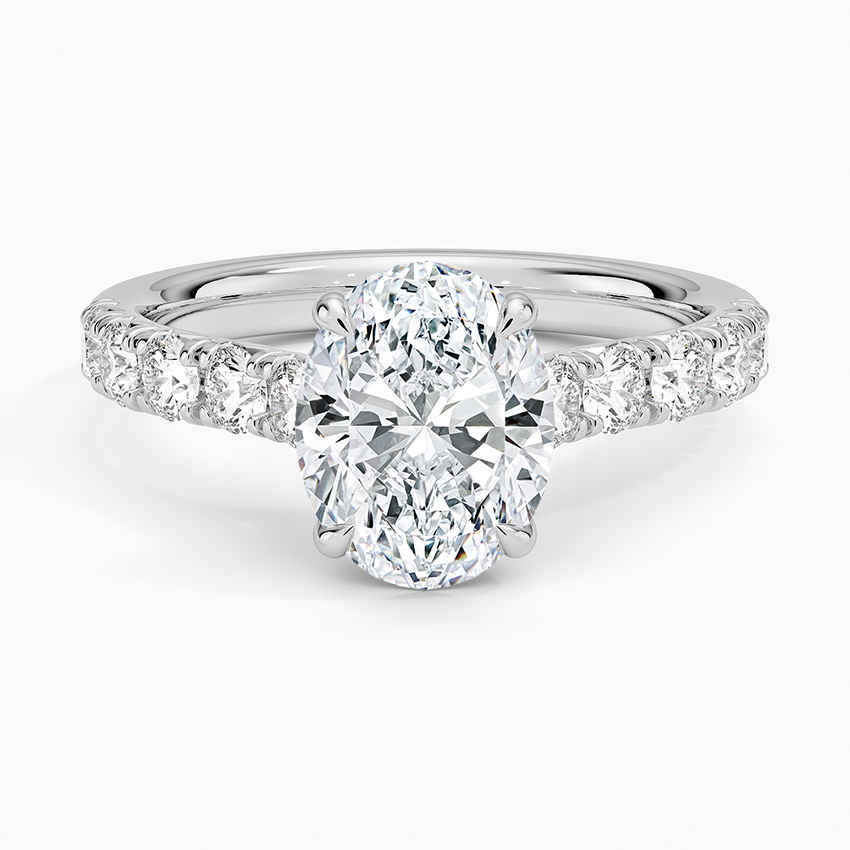 Anthology Half-Coverage Diamond Engagement Ring