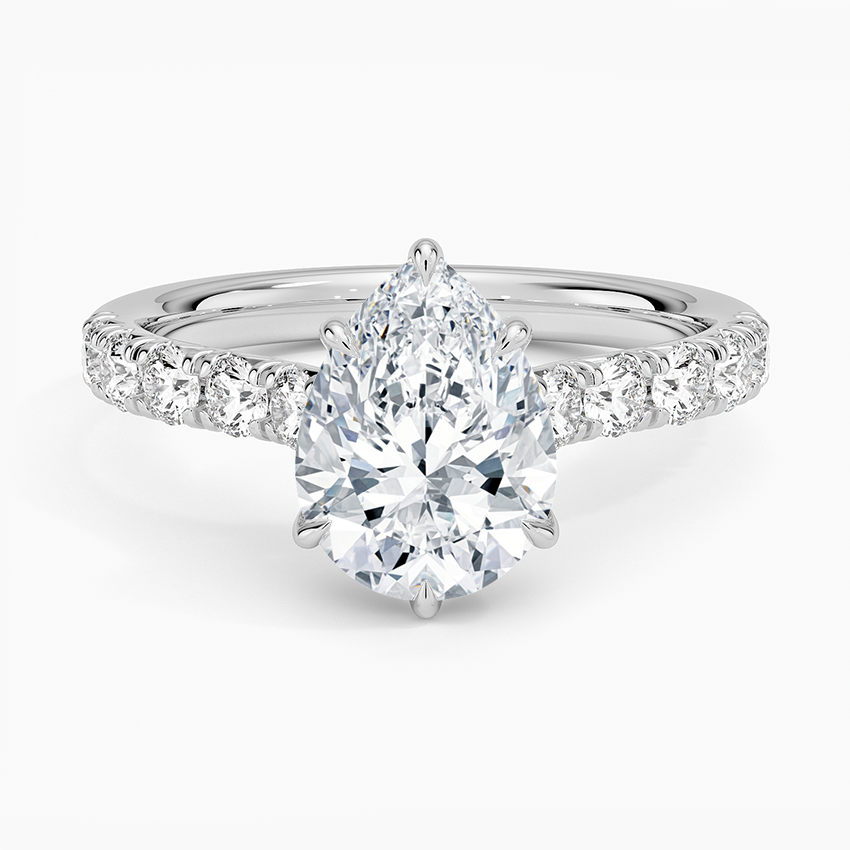 Anthology Half-Coverage Diamond Engagement Ring