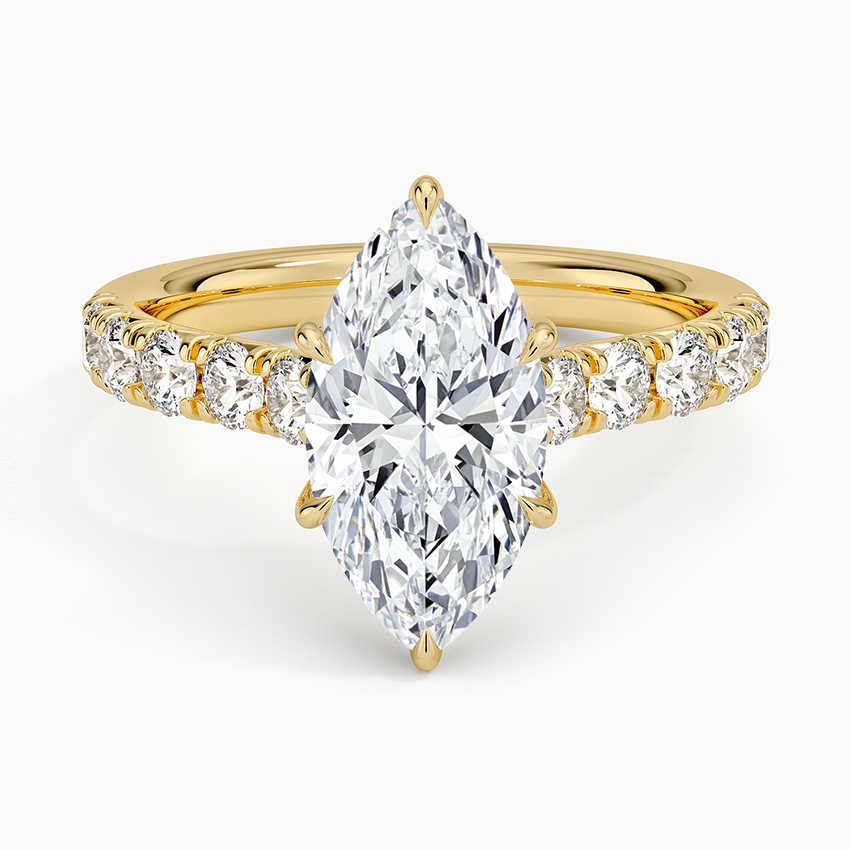 Anthology Half-Coverage Diamond Engagement Ring