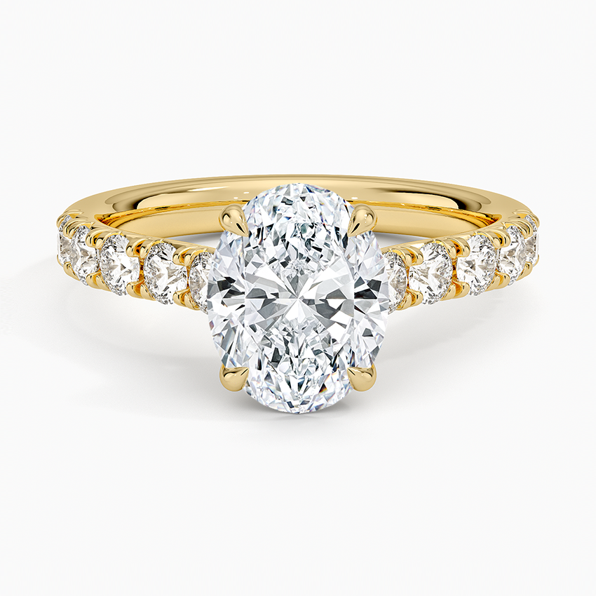 Anthology Half-Coverage Diamond Engagement Ring