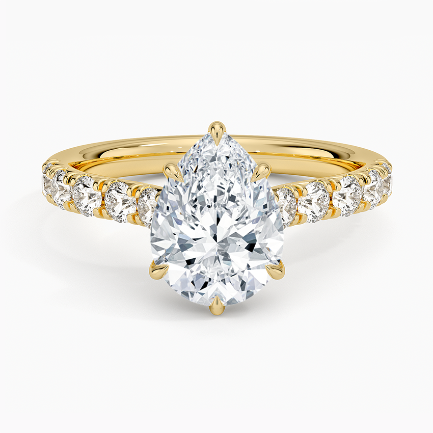 Anthology Half-Coverage Diamond Engagement Ring