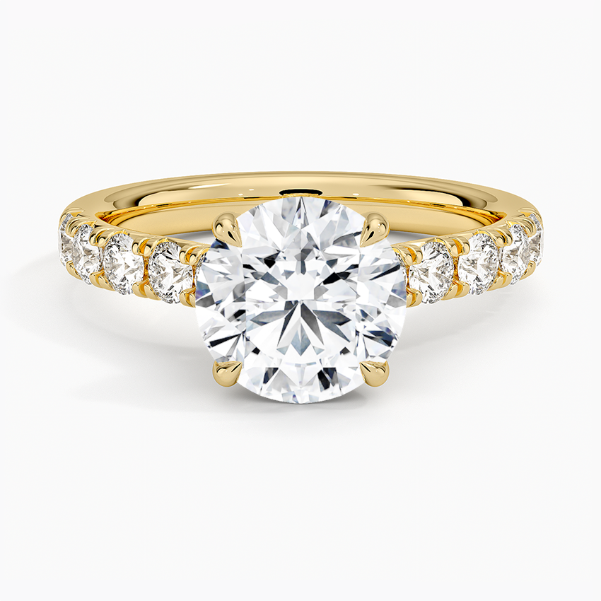 Anthology Half-Coverage Diamond Engagement Ring