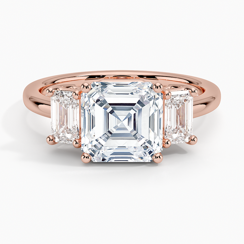 Luxe Rhiannon Three Stone Diamond Engagement Ring