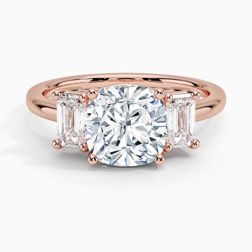 Luxe Rhiannon Three Stone Diamond Engagement Ring