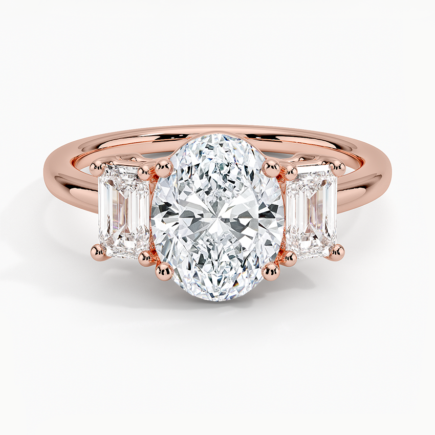 Luxe Rhiannon Three Stone Diamond Engagement Ring