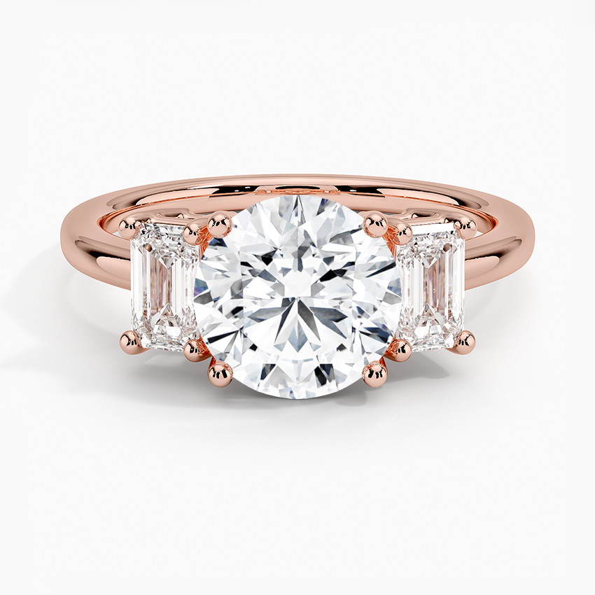 Luxe Rhiannon Three Stone Diamond Engagement Ring