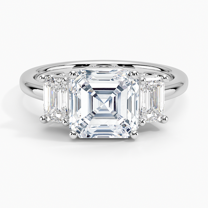 Luxe Rhiannon Three Stone Diamond Engagement Ring