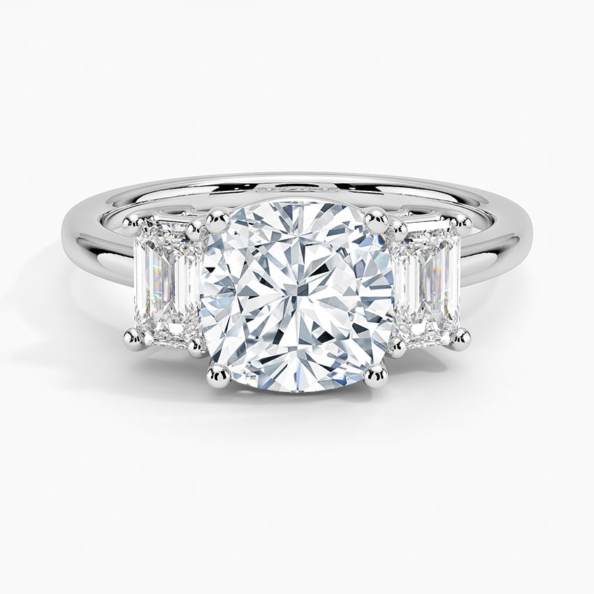 Luxe Rhiannon Three Stone Diamond Engagement Ring