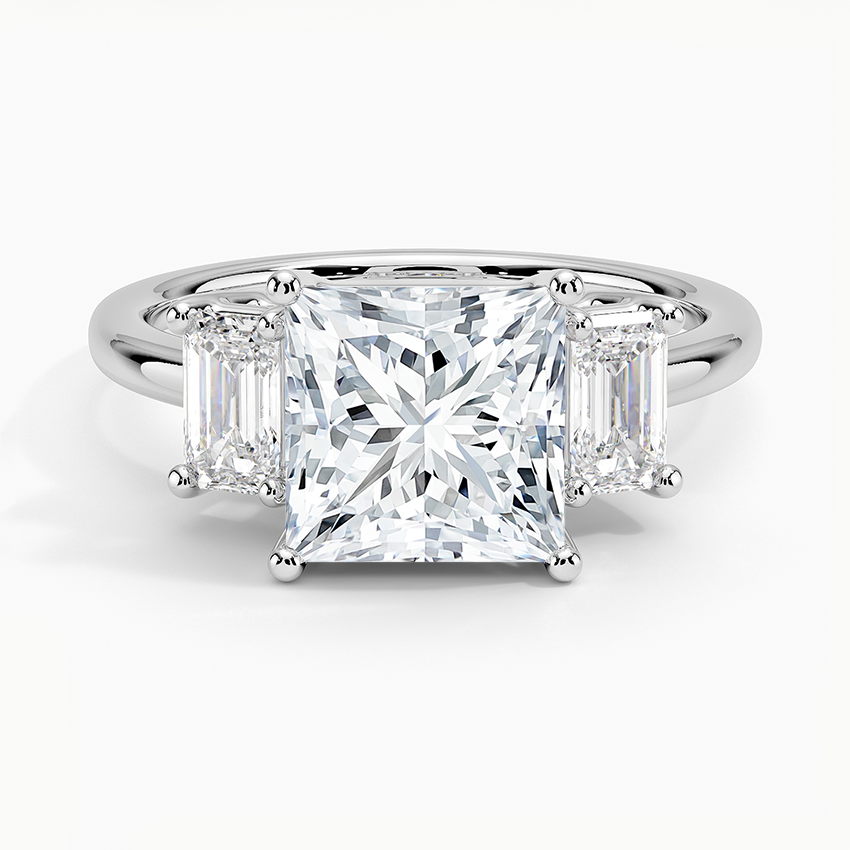 Luxe Rhiannon Three Stone Diamond Engagement Ring