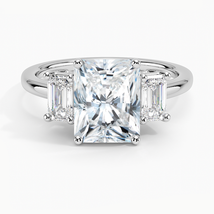 Luxe Rhiannon Three Stone Diamond Engagement Ring