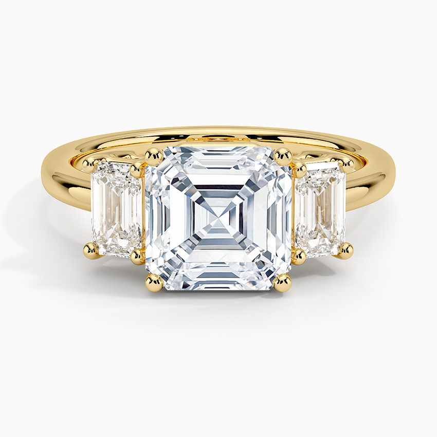 Luxe Rhiannon Three Stone Diamond Engagement Ring