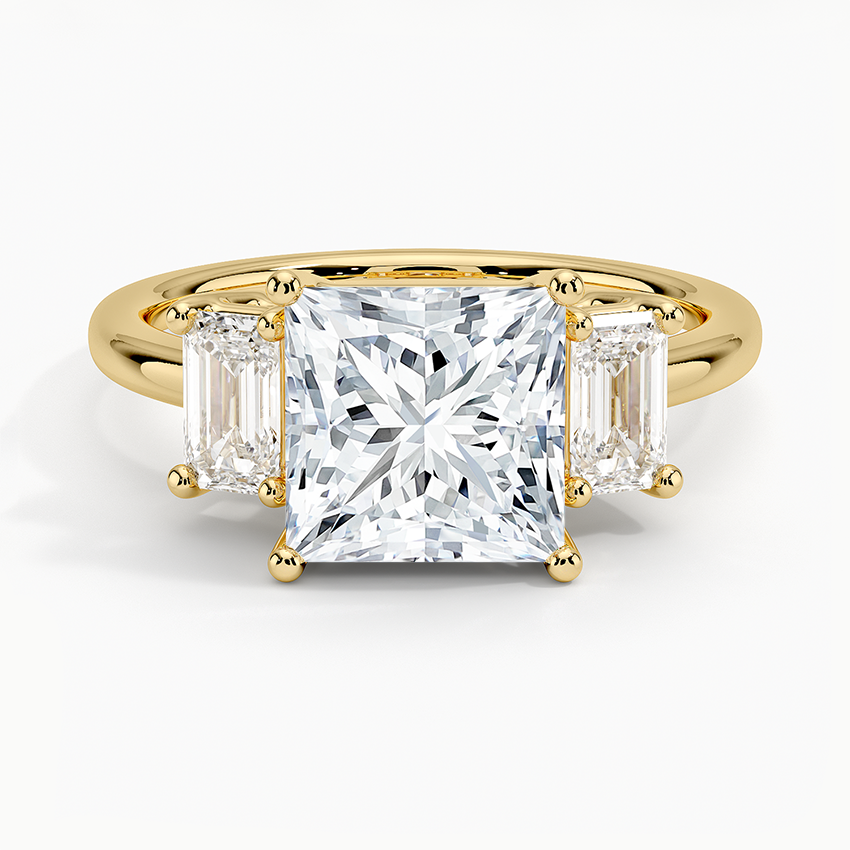 Luxe Rhiannon Three Stone Diamond Engagement Ring