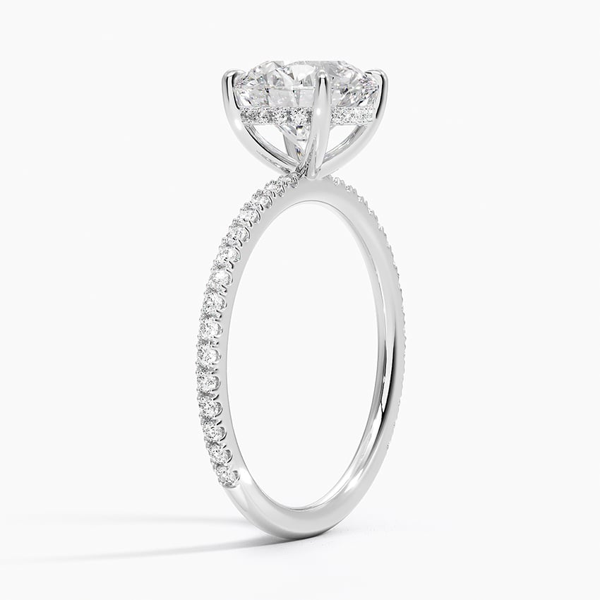 Perfect Fit Three-Quarter Diamond Engagement Ring