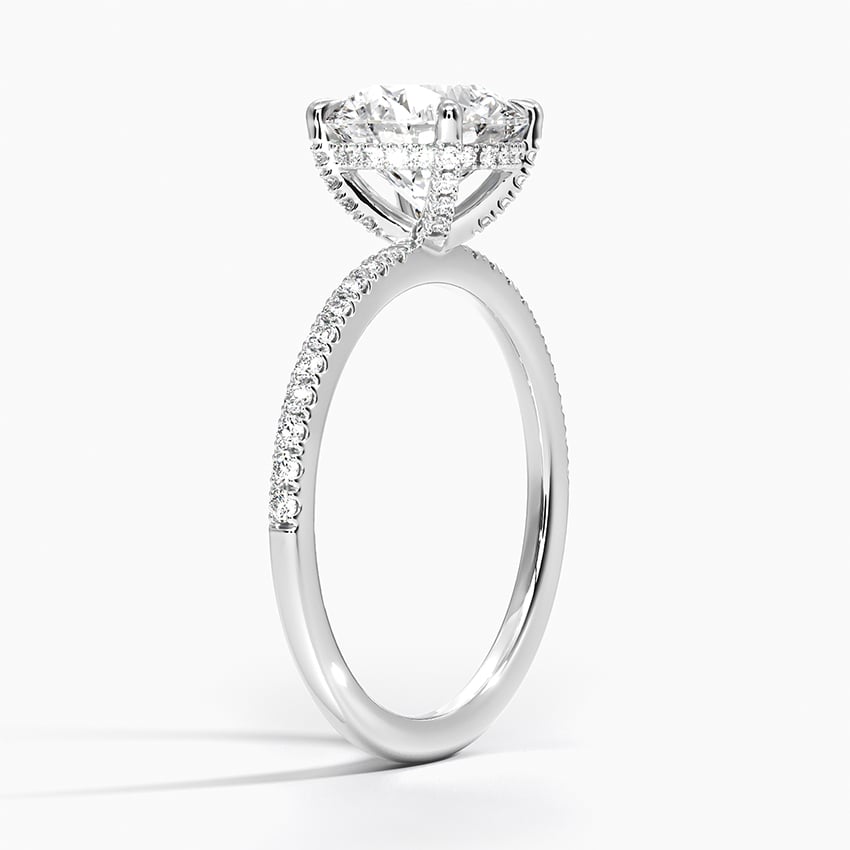 Viviana Half-Coverage Diamond Engagement Ring