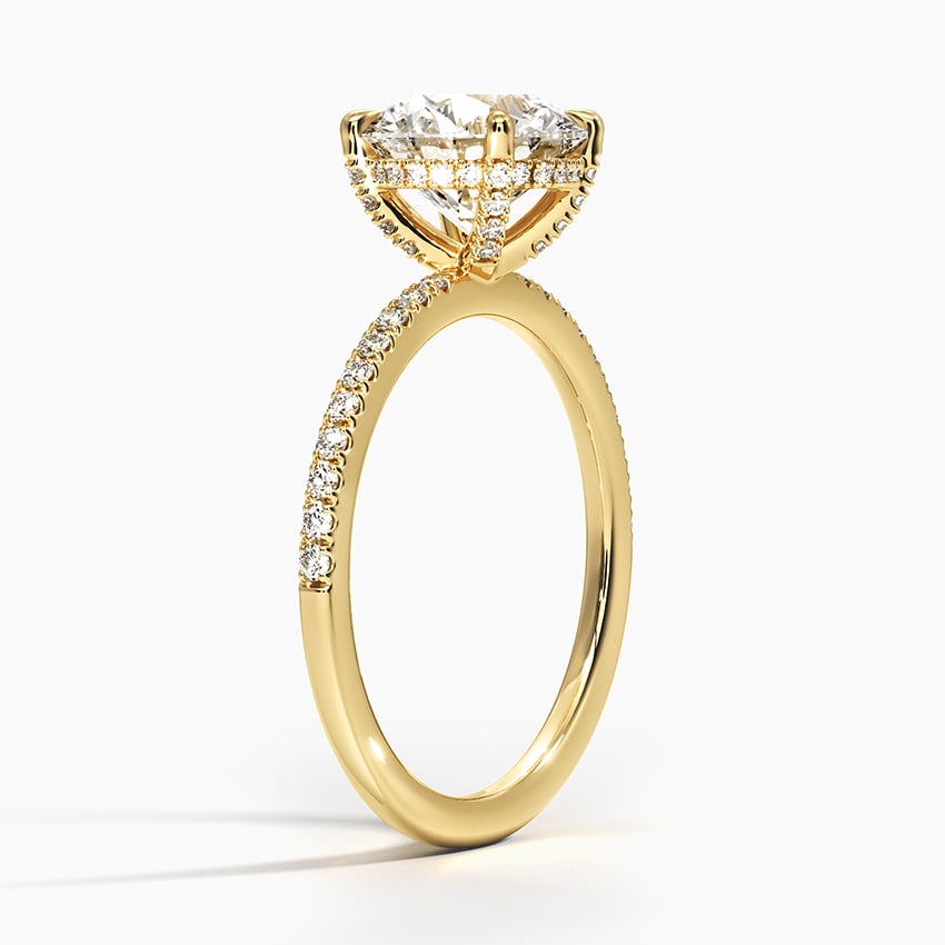 Viviana Half-Coverage Diamond Engagement Ring