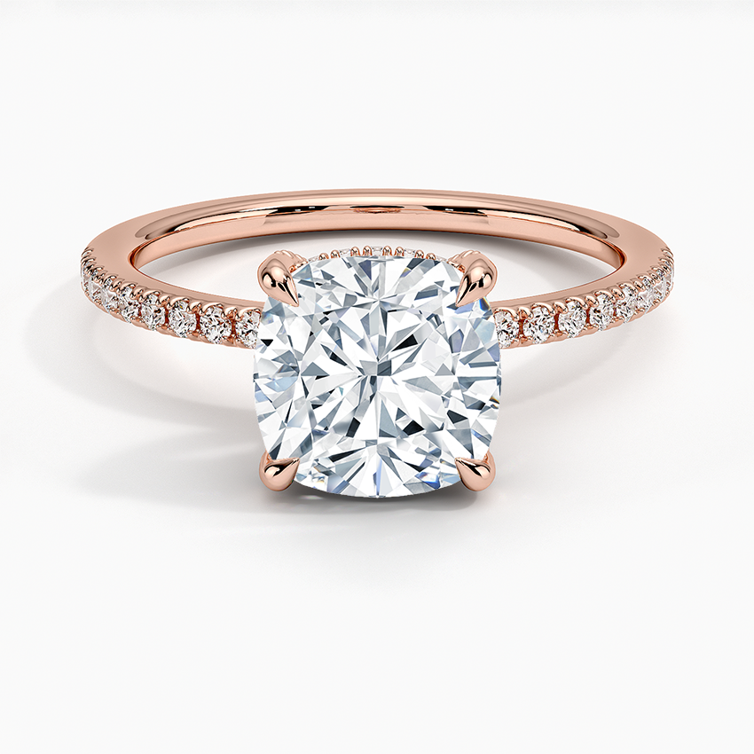 Viviana Half-Coverage Diamond Engagement Ring