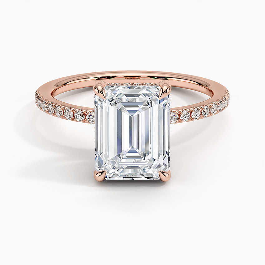 Viviana Half-Coverage Diamond Engagement Ring