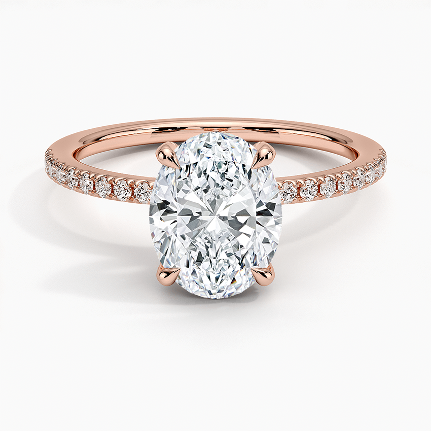 Viviana Half-Coverage Diamond Engagement Ring