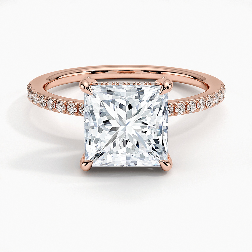 Viviana Half-Coverage Diamond Engagement Ring