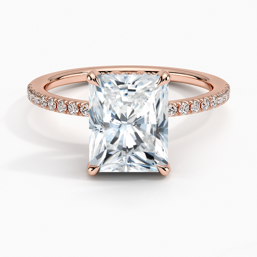 Viviana Half-Coverage Diamond Engagement Ring