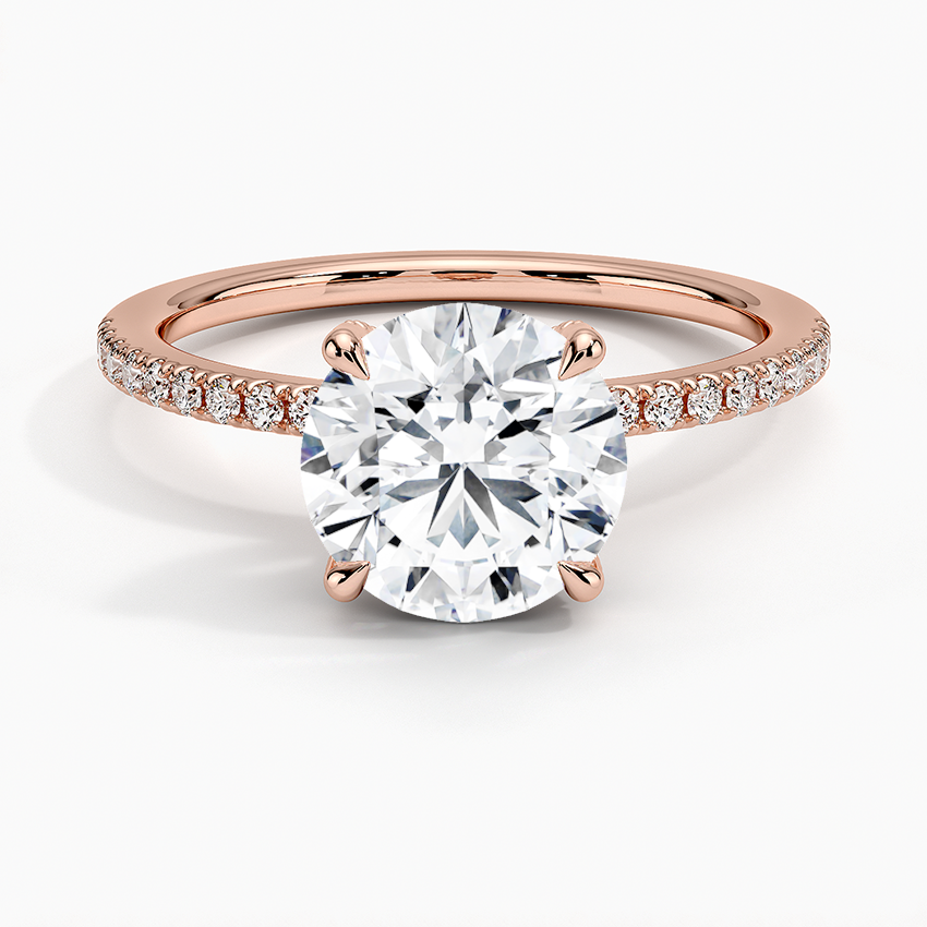 Viviana Half-Coverage Diamond Engagement Ring