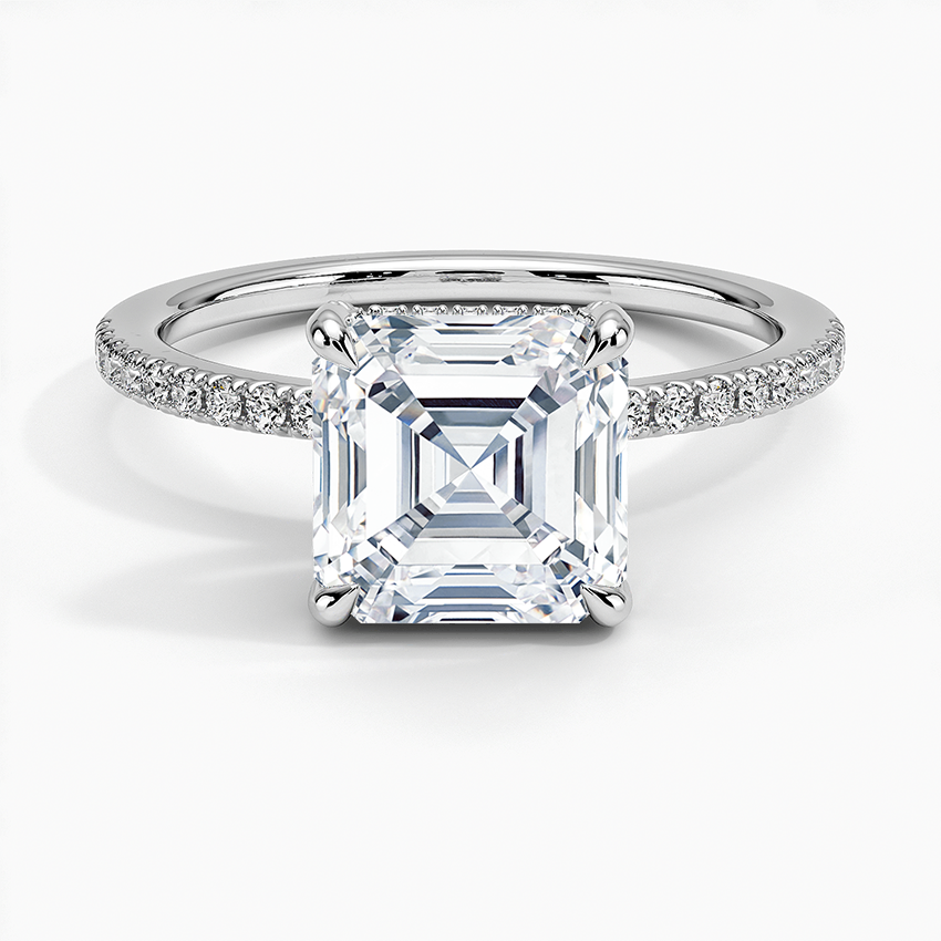 Viviana Half-Coverage Diamond Engagement Ring