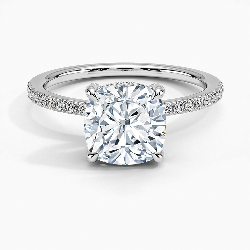 Viviana Half-Coverage Diamond Engagement Ring