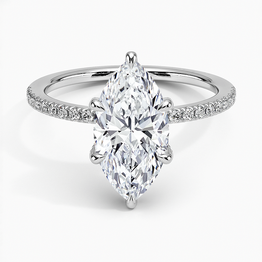 Viviana Half-Coverage Diamond Engagement Ring