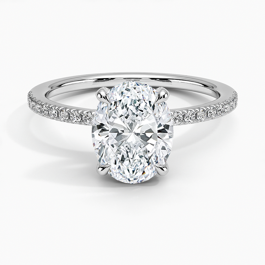 Viviana Half-Coverage Diamond Engagement Ring